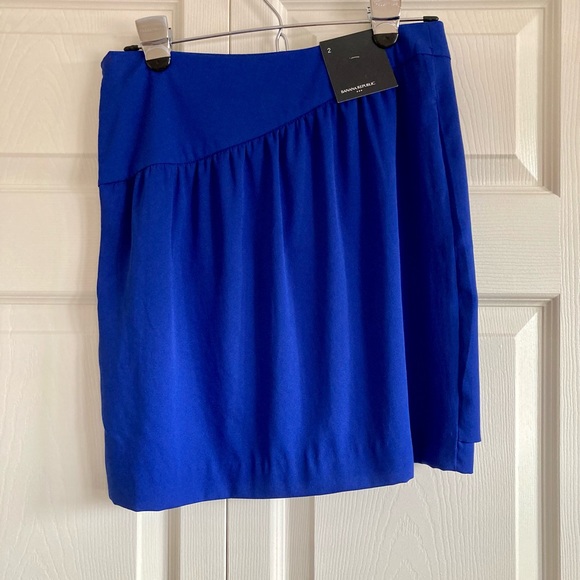 Banana Republic bright blue skirt, size 2 - Picture 2 of 2